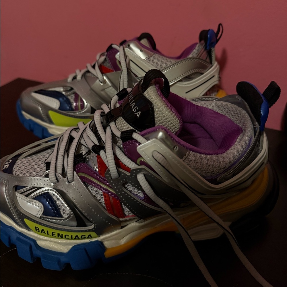 I am selling balenciaga tracks. They are real and authenticated. size 35